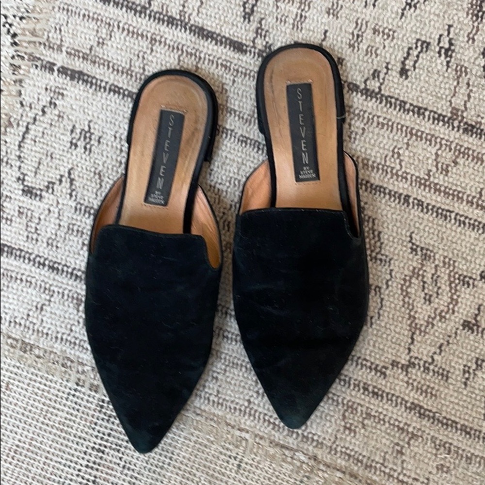 Steven By Steve Madden Suede Slides - image 1